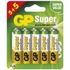 GP Alkalická baterie GP Super AA (LR6), 5+5 ks