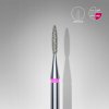 Staleks fréza FA10R016/8 diamantová plamienok 1,6 mm
