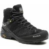 SALEWA Pánska treková obuv MS ALP TRAINER 2 MID GTX black/black - čierna Veľkosť EU: 42,5
