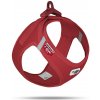 CURLI Postroj pre psov so sponou Softshell Red 3XS, 1,5-3 kg