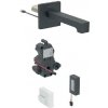 Geberit Brenta - Elektronická umývadlová batéria pod omietku, batériové napájanie, easy to clean, matná čierna 116.274.14.1