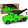 LeanToys Auto Nákladní Auto Odtahovka Silniční Asistence 1:10 Zelená Line