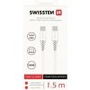 Swissten 71506520 datový TPE USB-C amp; USB-C, 1.5m, bílý