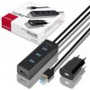 AXAGON HUE-S2BP, 4x USB 3.0 CHARGING hub, vr. AC adaptéra, kábel USB-A