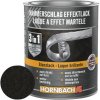 Kladivková farba na kov 3v1 HORNBACH čierna lesklá 750 ml