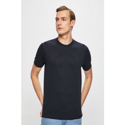 Armani Exchange pánske tričko tmavomodré