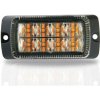 PROFI výstražné LED svetlo vonkajšie, oranžové, 12-24V, ECE R65