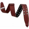 Levy's Rebel Leather Oxblood/Eyelet Gitarový pás