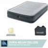 INTEX Nafukovací matrac - Intex Comfort Plush Mid-Rise - Manželská posteľ - 137x191x33 cm (ŠxDxV) - Sivý - So zabudovaným motorovým čerpadlom