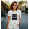 Bullshirt.sk Dámske tričko - Lorem Ipsum V3 XS Biela