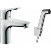 Hansgrohe Focus E2 Umývadlová batéria 100, s ručnou sprchou Bidette, chróm 31927000-HG