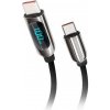 Kábel USBC-USBC 1m 100W 5A SOLIGHT SSC1801 s displejom