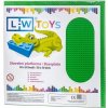 L-W Toys Velká podložka na stavění 50x50 bodů zelená