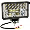 Pracovné svetlo halogénová 36 Led 108w 12v 24v 155x91x55mm obdĺžniková