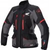 Bunda STELLA ANDES DRYSTAR HONDA kolekcia, TECH-AIR 5 kompatibilná, ALPINESTARS (čierna/sivá/červená, veľ. XL)