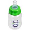 Akuku fľaša s obrázkom panda zelená 125 ml