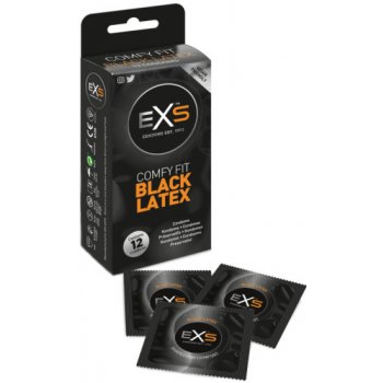 EXS Black Latex 12 ks