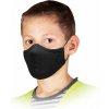 Haxito detské bavlnené rúško na gumičky čierna