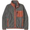 PATAGONIA W´S SYNCH JKT, NICKEL W / BURL RED - XS