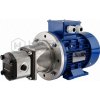 Hydraulické zubové čerpadlo + 3-fázový motor 380V 4kW súčasťou príruba a pazúrovej spojka, kapacita súpravy: 15L/min max tlak: 15MPa