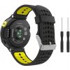 eses Silikónový remienok pre Garmin dierkovaný - Čierno žltý, 15 mm