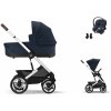 CYBEX Talos S Lux + Cot S Lux Travel Set Aton S2 i-Size ocean blue 2023