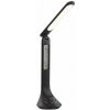 Globo 58329B LED stolné svietidlo Tyrell 1x4W | 195lm | 4000K - dotykový stmievač, dotykový vypínač, kalendár, budík, hodiny, čierna