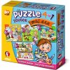 Efko Soubor puzzle Můj den 4v1