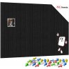 ALLboards Filcové panely na zeď 60×90 cm černé, Z3_FELT60x30BLACK