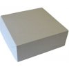 Krabica tortová 22x22x10cm kus Biela