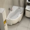 Súprava rohová vaňa Ravak Rosa 95 C581000000, vaňový sifón Ravak X01305, GPX2240140