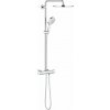Grohe Rainshower sprchová súprava nástenná s termostatom s dažďovou sprchou StarLight Chrome 27968001