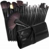 MG Makeup Brushes kozmetické štetce 24 ks čierne