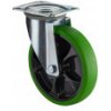 Transportné koliesko 100x32 mm zelené otočná kladka