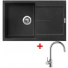 Granitový drez Sinks ULTIMA 790 Granblack + drezová batéria VITALIA
