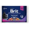 Brit Premium Cat kapsa Fish Plate 400 g (4x100 g)
