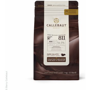 Callebaut 811 Čokoláda horká 54,5% 1kg