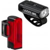 Lezyne Hecto Drive 500XL / Strip Drive 300+ súprava svetiel Black / Black