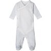 LODGER Novorodenecký overal Jumper Newborn Seersucker Cloud Dancer