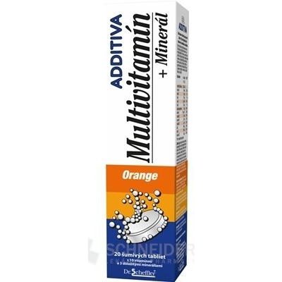 ADDITIVA MULTIVITAMÍN + Minerál, Orange tbl eff 1x20 ks