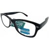 Berkeley dioptrické okuliare na čítanie +1,5 plastové čierne 1 kus R4007-15 INfocus