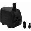 Ponorné multifunkčné čerpadlo 450 l/h 8W čierne (Výkonné ponorné čerpadlo na fontány, vodopády a záhradné jazierka)