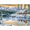 Norimpex diamantové maľovanie Chata v horách 30 x 40cm