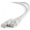Gembird patch kábel S/FTP Cat. 6A LSZH, 20 m, šedý PP6A-LSZHCU-20M