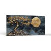 Abstrakt Zlatý mesiac a strom | Obrazy Vintessia Rozmery panoráma: 20x40