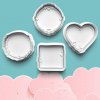 Rámčeky Love - Sada 4ks vykrajovačky s pečiatkou