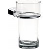 Emco Logo 2 - Pohár s držiakom, číre sklo, chróm 302000101
