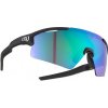 Neon Optic cyklistické okuliare Nova Black, Mirror Green Cat. 3