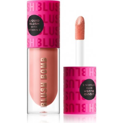 Makeup Revolution Blush Bomb krémová lícenka odtieň Peach Filter 4,6 ml