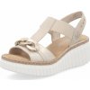 Dámske sandále RIEKER 69158-60 béžová S5 42